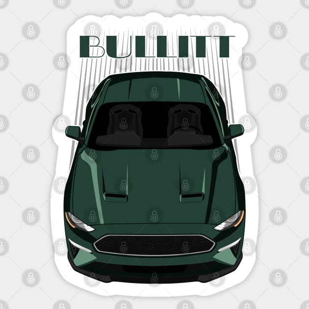 Mustang Bullitt 2019 - Green Sticker by V8social